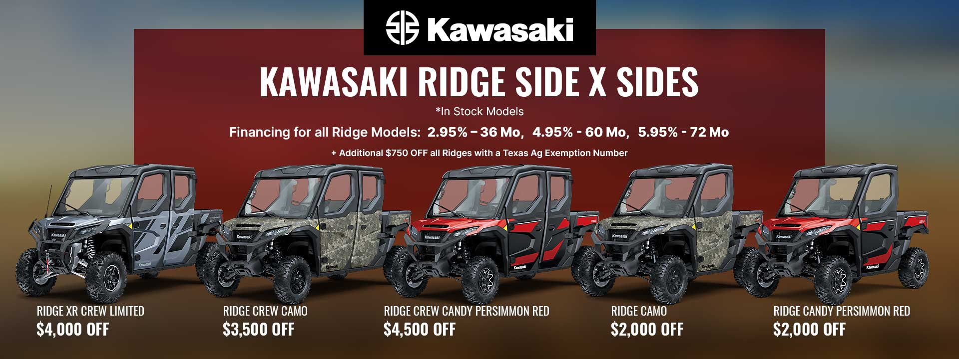 Kawasaki Ridge Side x Sides 01 05 2026 desktop