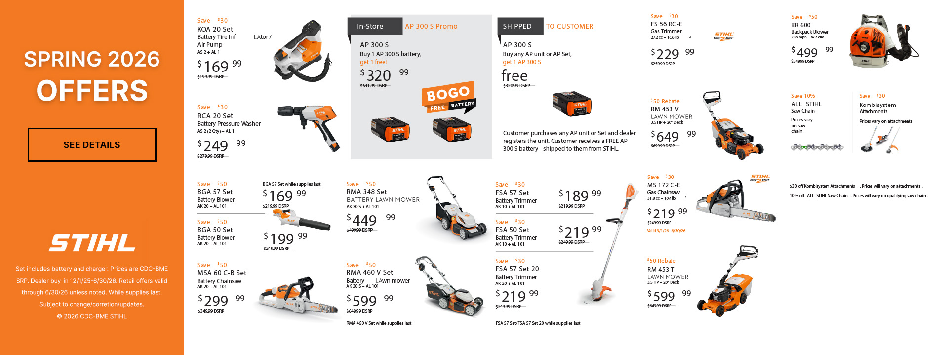 STIHL SPRING OFFERS DESKTOP